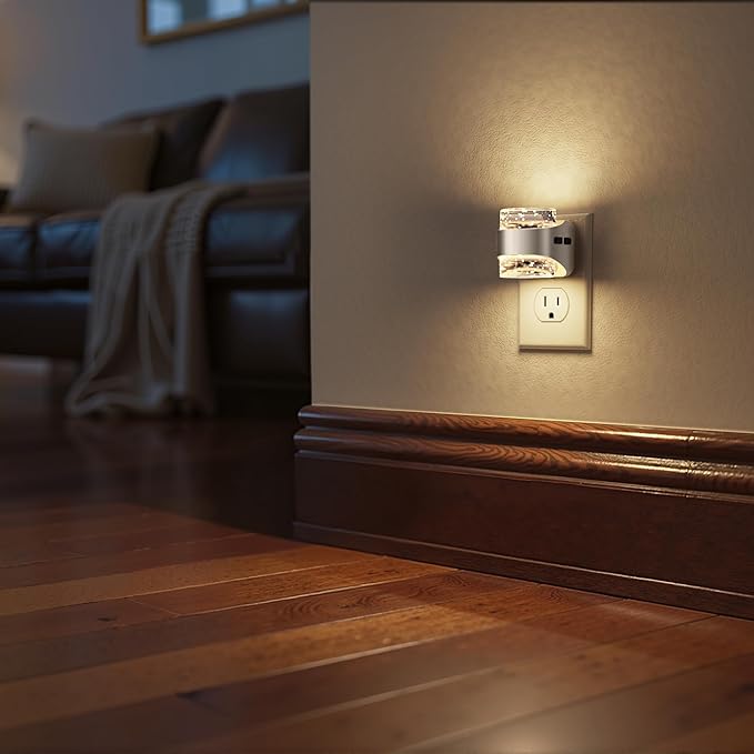 Briignite LED Night Light Plug into Wall, Dimmable Night Light - Image 5