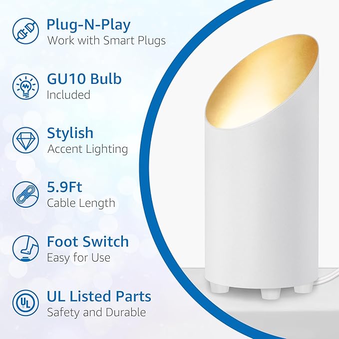 SUNVIE 2 Pack Uplighting Indoor Floor Can Light, 5W Up Lights - Image 2