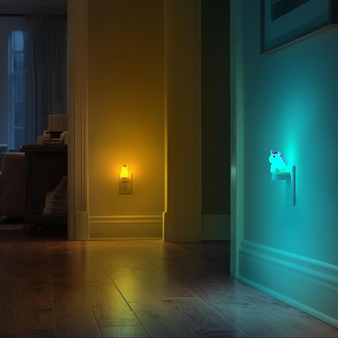DORESshop LED Night Light for Kids, 3D Cute Unicorn Night Lights Plug into Wall - Image 7