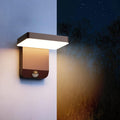 Motion Sensor Outdoor Light, Bronze LED 24W Exterior Motion Porch Light Modern by Coinmit