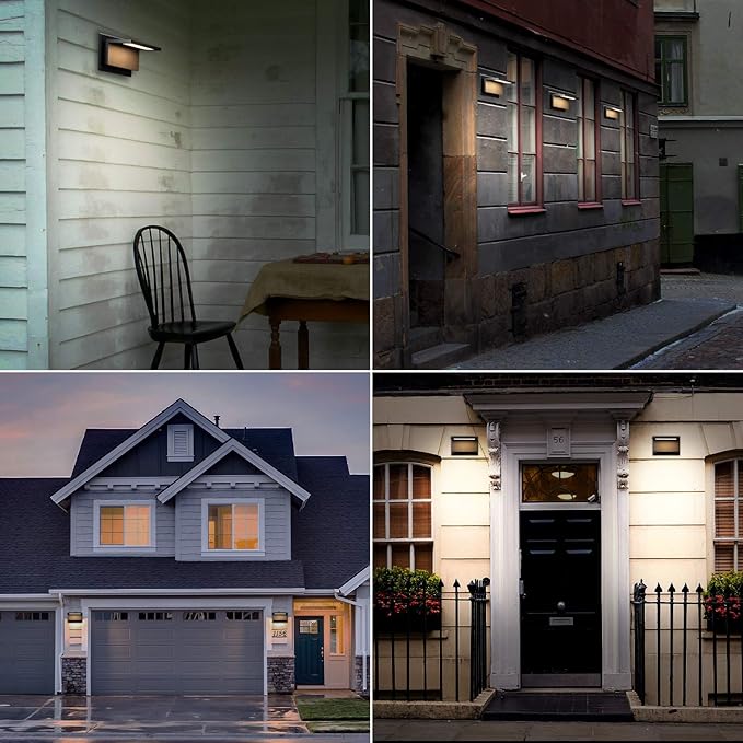 Wall Light Outdoor LED Wall Mount Lamp Modern Wall Sconce Lighting Lantern - Image 7