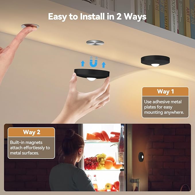 Yiliaw Rechargeable Puck Lights - Image 6