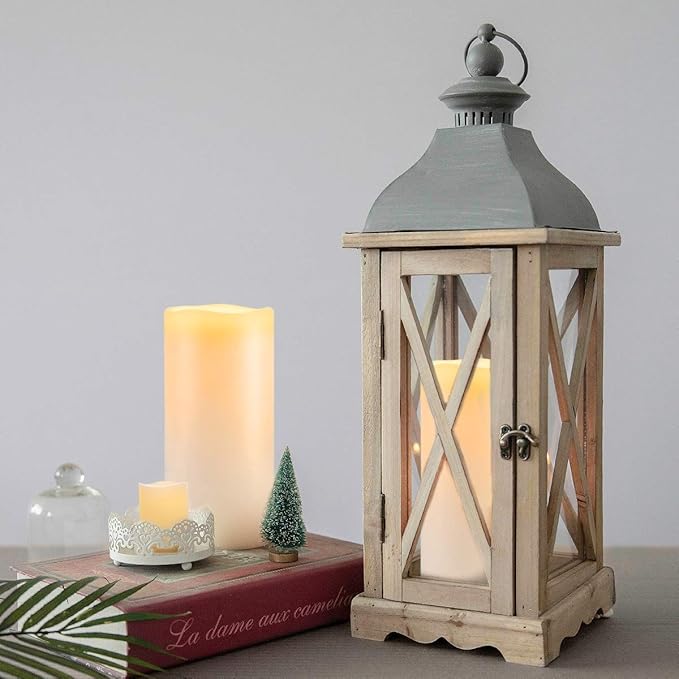 Homemory 8" x 4" Large Waterproof Outdoor Flameless Candles - Image 4