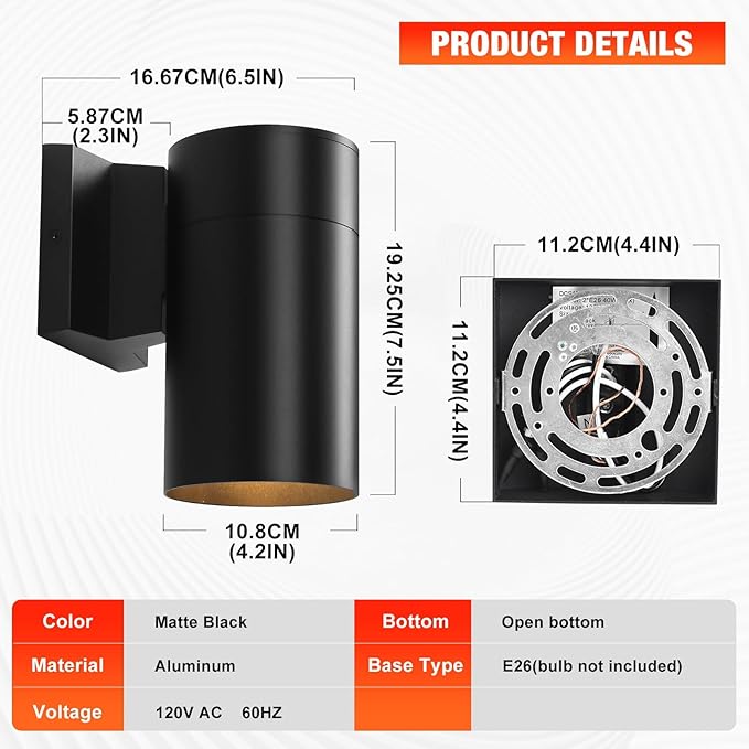 QQCherry Modern Outdoor Wall Light - Image 5