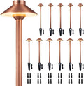 Gardenreet 12V Brass Outdoor Landscape Copper Pathway Lights LED Low Voltage by Gardenreet