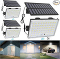 LumiZen Solar Outdoor Lights, 3800LM LED Flood Lights by LUMIZEN