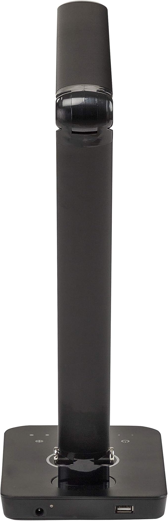 Safco 1009BL, Pivoting Neck, Built-in Wireless, USB Port Vamp LED Lamp - Image 3
