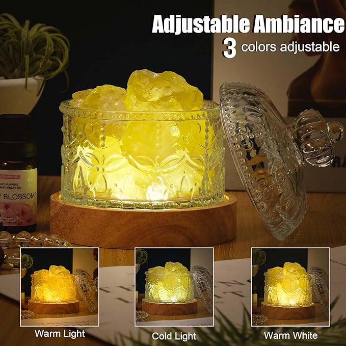 Runyangshi Crystal Lamp Night Light - Image 2