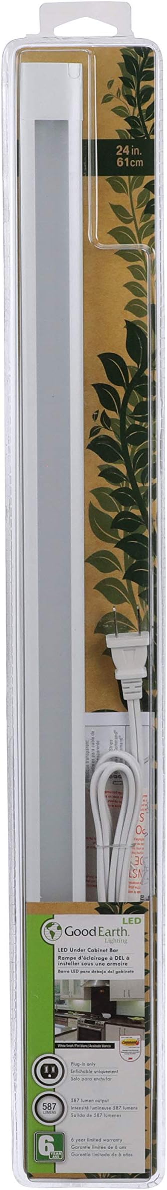 Good Earth Lighting UC1139-WHG-24LF0-G Non-Linking LED Plug in Bar - Image 6