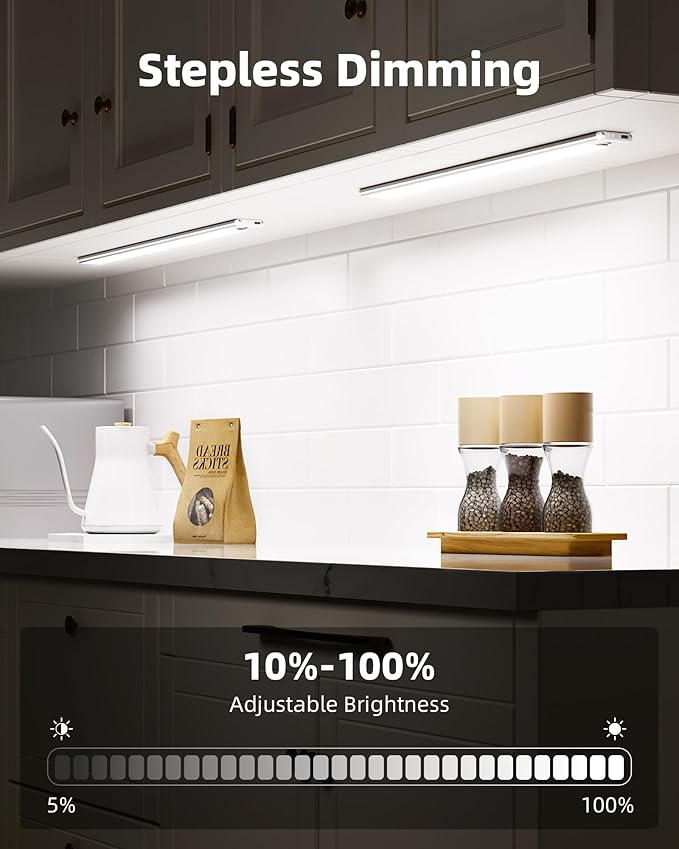 EZVALO Under Cabinet Lights, 14.5'' Motion Sensor Light Indoor Dimmable - Image 5
