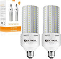 60w Led Light Bulb 500w Equivalent 7500lm 2Pack，5000K Daylight E26 Base，Bright by TEXTHELL