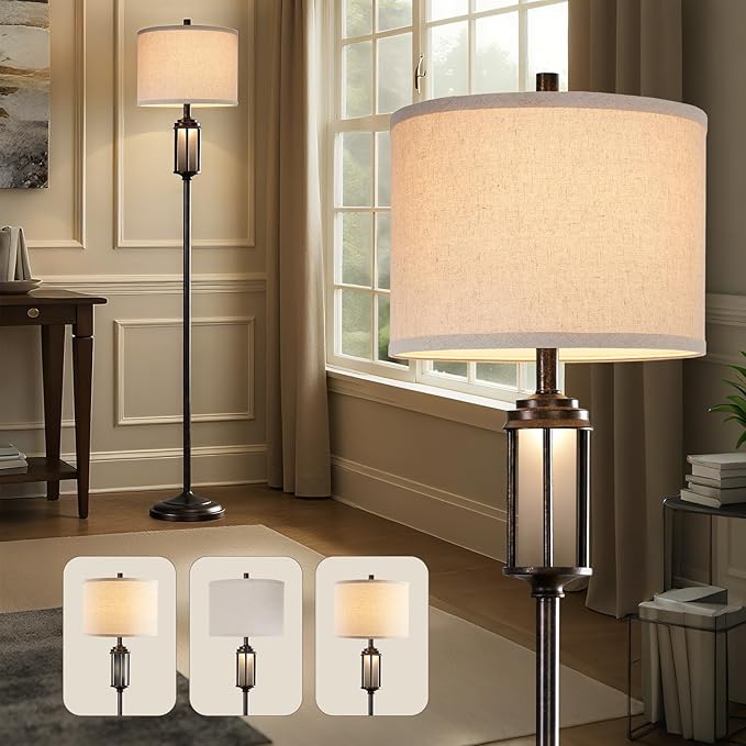 65'' Farmhouse Floor Lamp for Living Room by AIEAMPDO