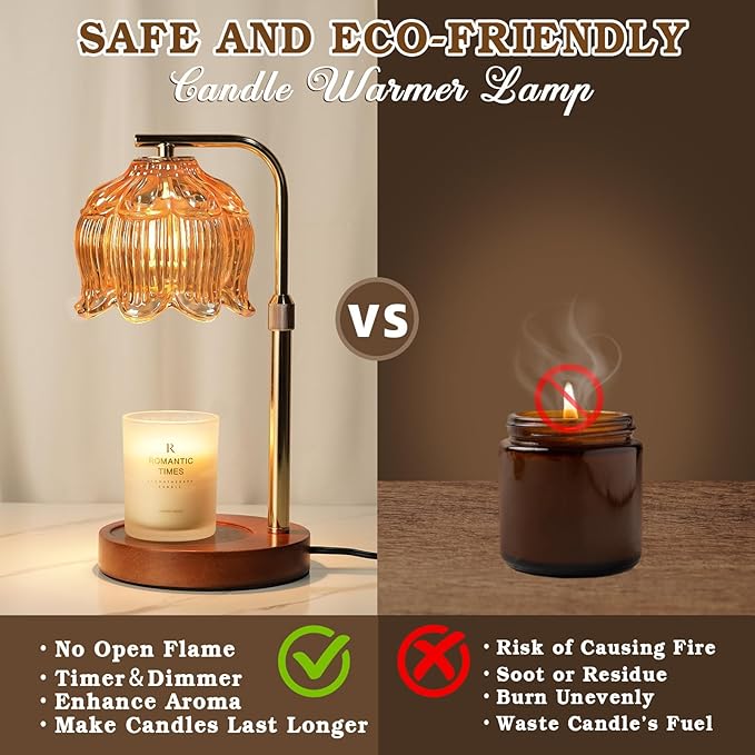 Candle Warmer Lamp for Yankee Candles, Height Adjustable Candle Heater Lamps - Image 5