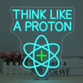 Think Like a Proton Neon Sign Dimmable Good Vibes Neon Light by Wanxing
