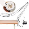 10X Magnifying Glass with Light and Stand, LED Dimmable Lighted Desk Lamp with by Foryourbetterdesktopworking