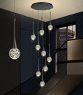 9 Light Modern Glam Crystal Chandelier by CENOZO