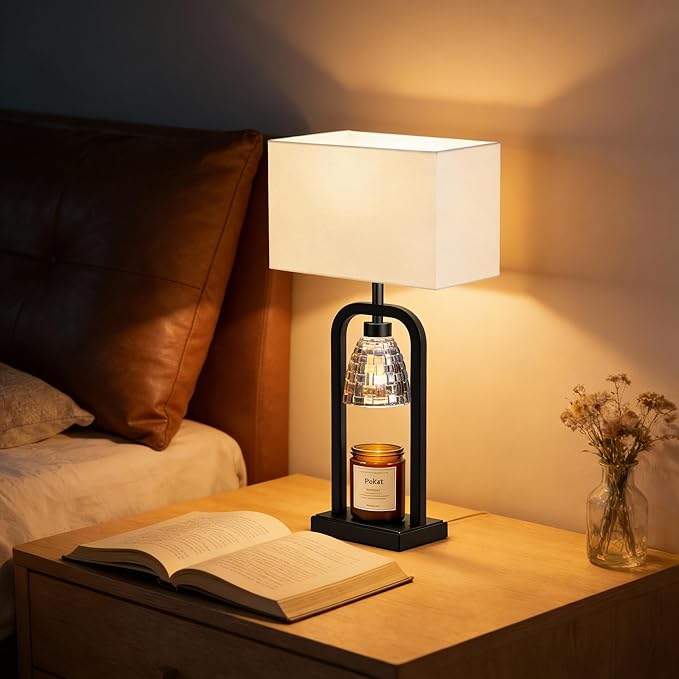 PoKat Table Lamps with Candle Warmer - Image 6