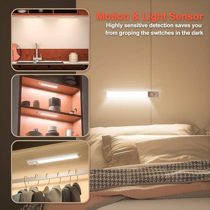 Under Cabinet Lighting, Rechargeable Under Counter Lights - Image 6
