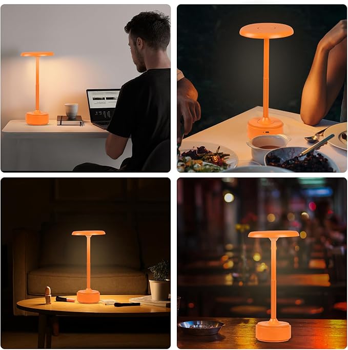 5200mAh Rechargeable Cordless LED Table Lamps Touch Sensor Light, 3-Levels - Image 5