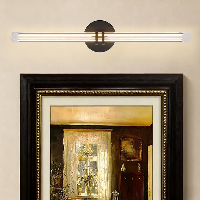 YUYI Crystal Picture Light for Wall, Modern K9 Crystal Dimmable Painting Lights - Image 9