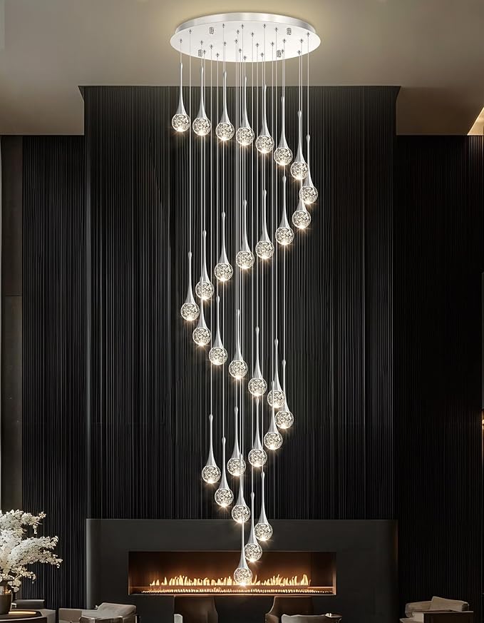 30 Light Modern Glam Crystal Chandelier - Image 6