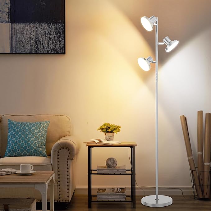 36W LED Tree Floor Lamp, Modern Dimmable Standing Lamp - Image 5