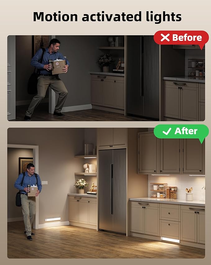 16inch Under Cabinet Lighting, Magnetic Closet Lights - Image 7