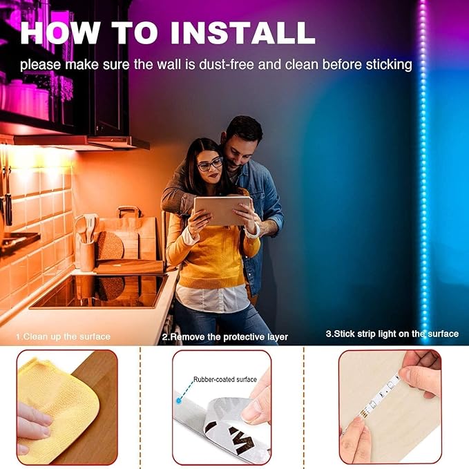 phopollo Bluetooth 24V Led Strip Lights 400ft, Color Changing LED Lights - Image 4