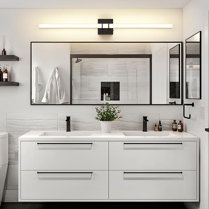 Modern Black Vanity Light Bar 40 Inch, 30W 5CCT Dimmable Bathroom Light - Image 2