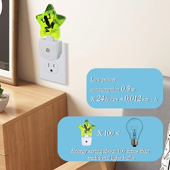 Frog Plug-in Night Light with Dusk-to-Dawn Sensor - Image 4