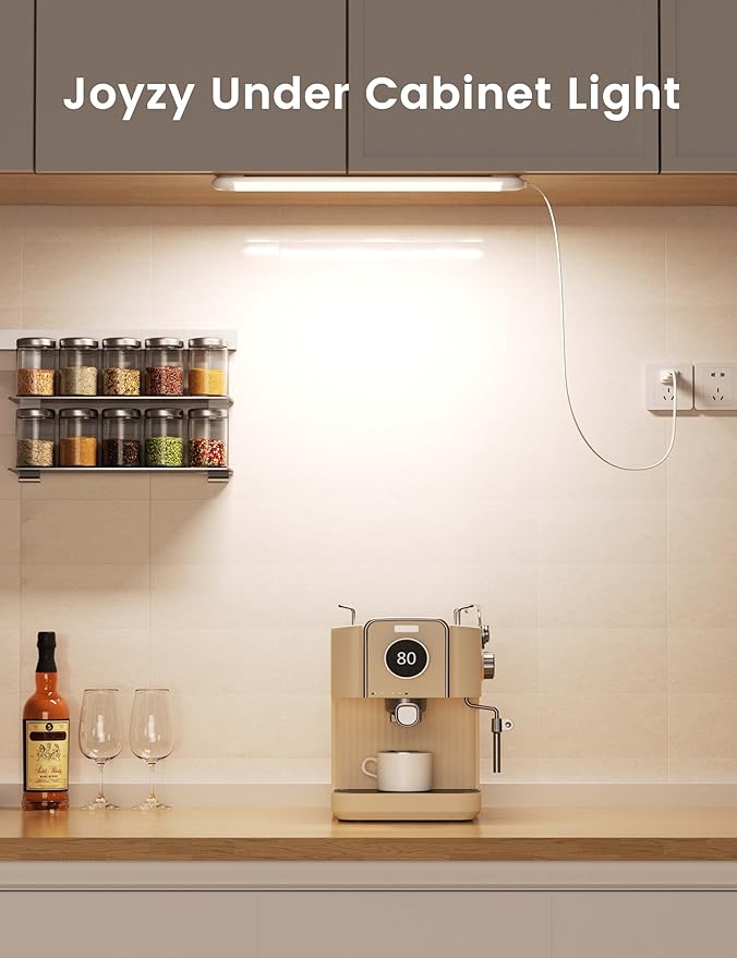 2 Pack Hand Wave Under Cabinet Lights, 16 Inch Plug in Dimmable Kitchen Counter - Image 8