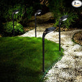 Solar Outdoor Pathway Lights, 4 Pack, Waterproof IP65, Stylish Snake Head Shape by ivSunTEK