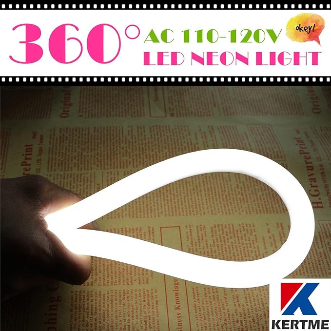 360° Neon Led Type AC 110-120V 360 Degree NEON LED Light Strip, - Image 3