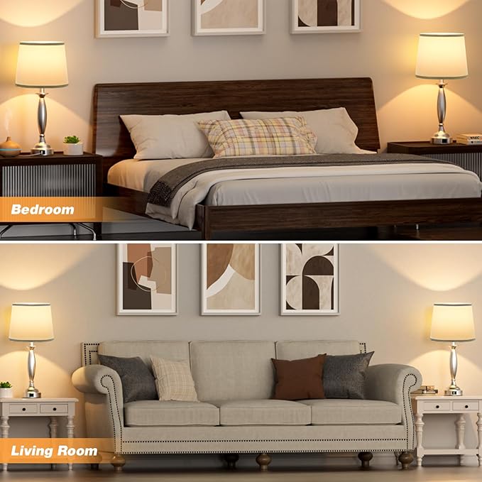 Bedrooms Touch Control Bedside Lamp - Image 5