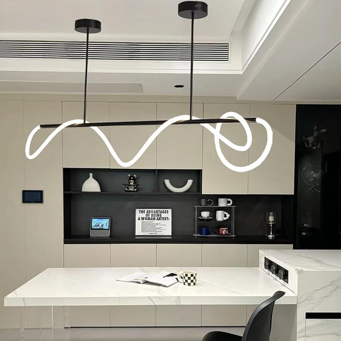 Modern Pendant Lights, Pendant Lights Kitchen Island, Remote Control Dimmable - Image 5