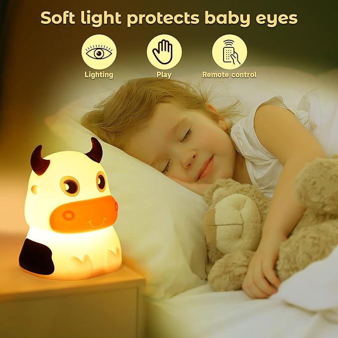 AVEKI Night Light for Kids, Portable Tap Control Rechargeable Nightlight Lamp - Image 5