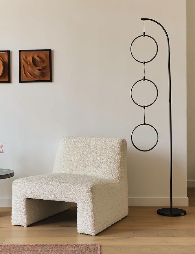 Brightech Nova Modern Floor Lamp Matches Living Room Décor - Image 5