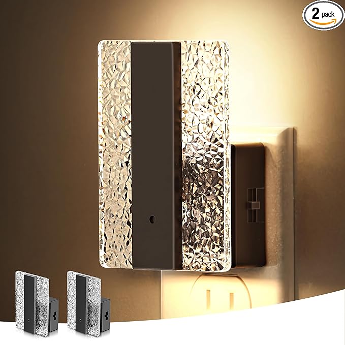 L LOHAS LED Night Lights Plug Into Wall, 2 Pack Night Light by LLOHASLED