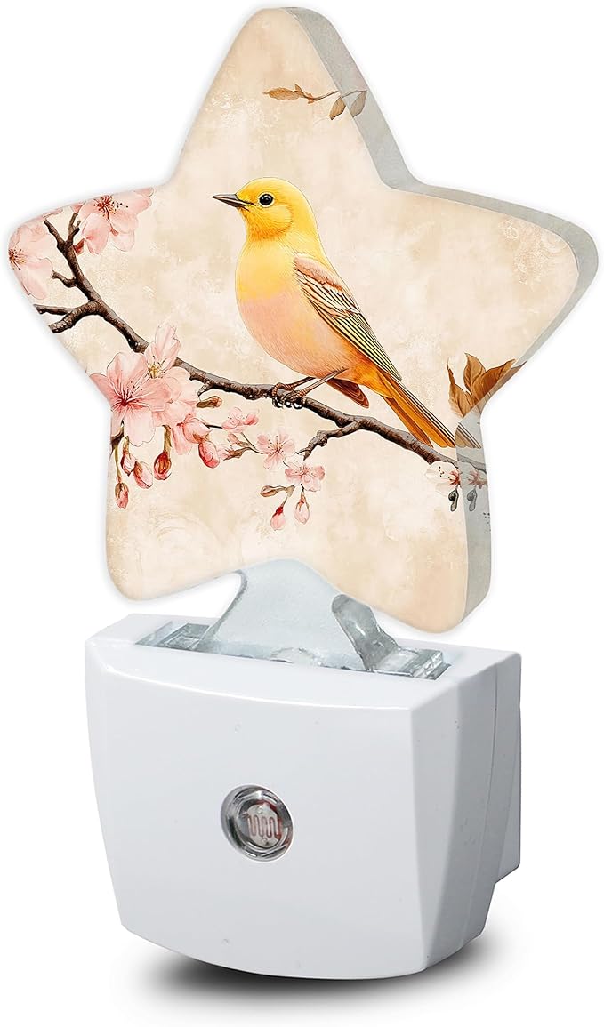 Bird Vintage Nightlight, Dusk to Dawn Sensor Kitchen Hallway Stairs Energy by SNOWMOLLE