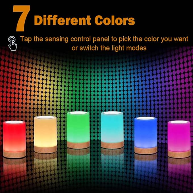 Night Light Touch Sensor Lamp Bedside Table Lamp - Image 3