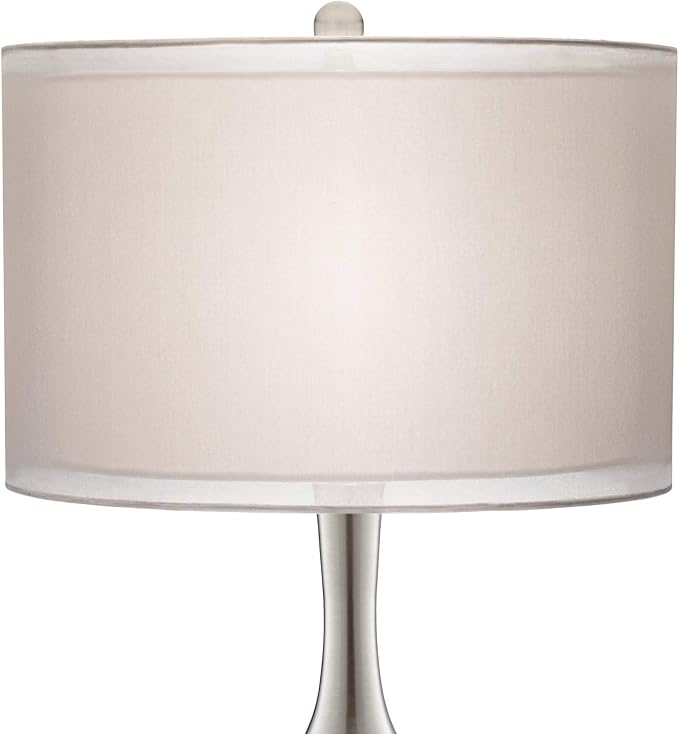 Possini Euro Design Swift Mid Century Modern Table Lamps 30.5" Tall Set of 2 - Image 7