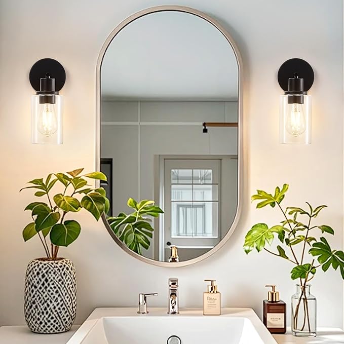 DLLT Wall Sconces Set of Two: Modern Bathroom Vanity Light Fixtures - Image 6