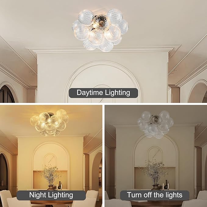Semi Flush Mount Ceiling Light - Image 7
