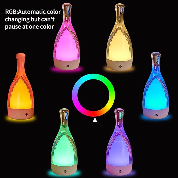 Table Lamp for bedroom with Touch Control, LED Nightstand Lamp Fourth - Image 6