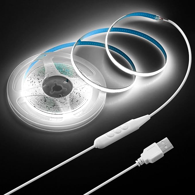 5V USB COB LED Light Strip Dimmable High Density White Light by Samsion