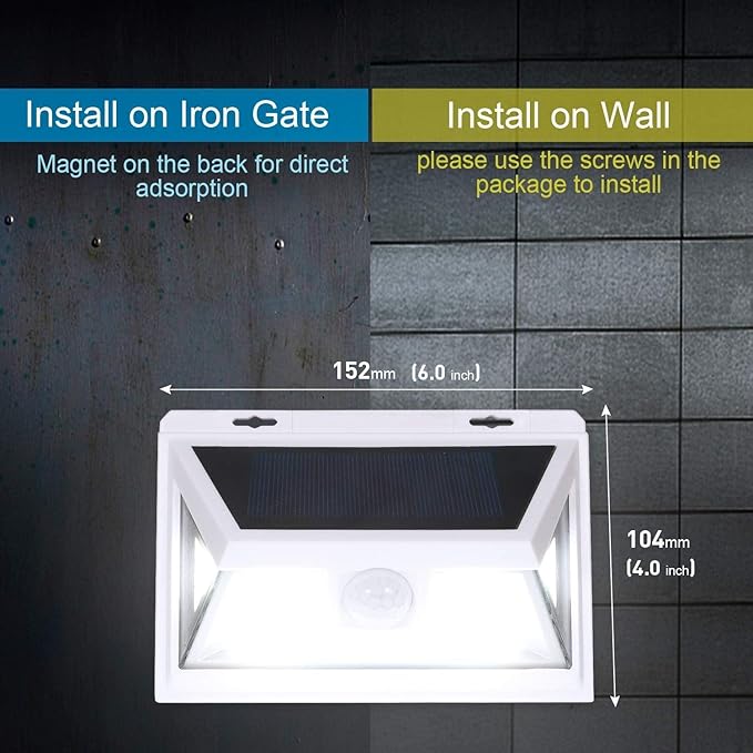 Upgrade 3-Pack Solar Motion Sensor Lights - Image 2
