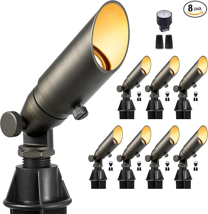 Gardenreet Brass LED Spot Light Low Voltage by Gardenreet