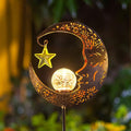 Solar Lights Outdoor Decor Moon Lantern by Hapjoy
