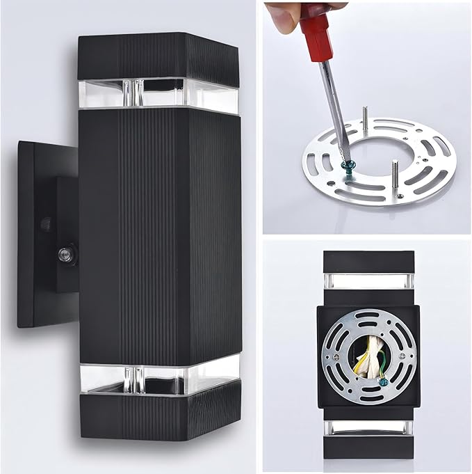 Motion Sensor Outdoor Wall Lights, Dusk to Dawn Exterior Light Fixtures - Image 7