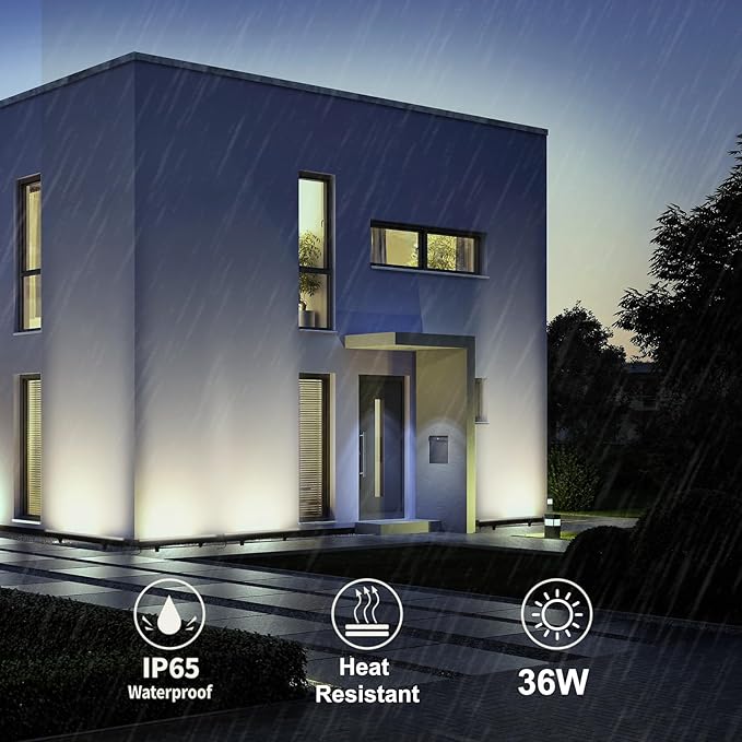 36W Wall Washer Lights, 4000K Neutural White Linear Flood Light, 3.2ft/40 120V - Image 6